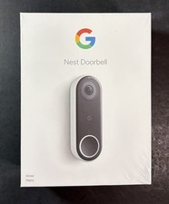 Google Nest Doorbell NC5100EF [ WIRED / BLACK ] NEW