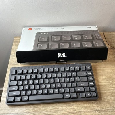 NEW NuPhy Node 75 Wireless Mechanical Keyboard Low Profile Black QWERTY