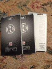 Harrows Caliber 90% 24GR Steel Tip Black High Performance Darts 3 sets (9 darts)