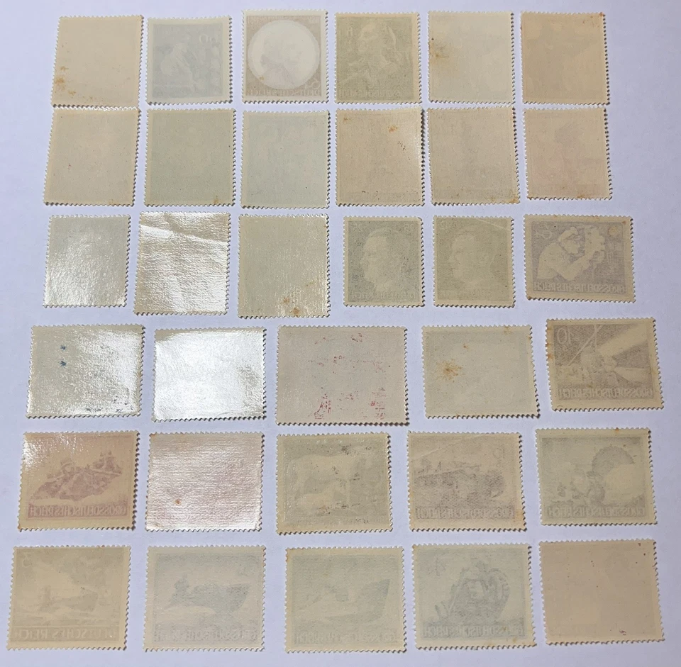 Alemania 1941 Segunda Guerra Mundial Tercer Reich Hitler Ocupación Juego de Sellos - Como Nuevo/Sin Montar Foto 2 de 3