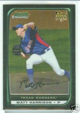 Matt Harrison Texas 2008 Bowman Chrome Draft 