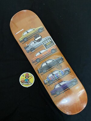 RARE SIGNED Ishod Wair SLICK ED. Customs Cars Real Skateboard Deck