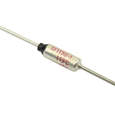 5Pcs NEC SCHOTT Thermal Fuse Axial Lead 113℃ Degree TF Cutoff 15A 250V SF113U-1 