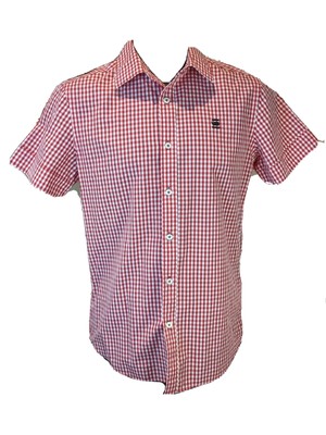 G Star Raw denim red and white gingham 
