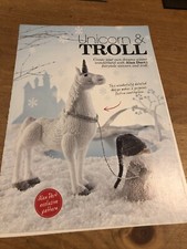 Alan Dart Knitting Pattern, Fairytale Unicorn & Troll Christmas toy festive dec