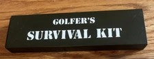 Vintage Golfers Survival Kit Gag Gift Unique Over 25 Years Old Metal Slide Top