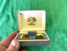 DOLAN BULLOCK  1/20 14KT. G.F Cufflinks Engra...