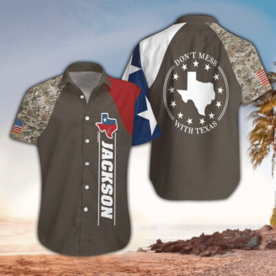 Personalized Don't Mess With Texas Custom Hawaiian Shirt Gift Summer For Men Wom
