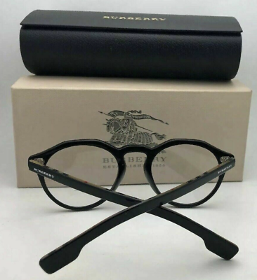 New BURBERRY Eyeglasses B 4280 3773/1W 50-22 145 Black on Plaid Frames No Case New BURBERRY Eyeglasses B 4280 3773/1W 50-22 145 Black on  main image 2