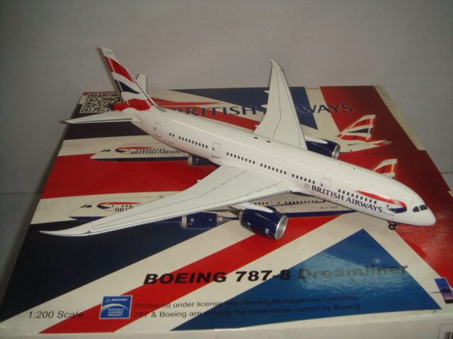 British airways 787（1/200） British Airways Boeing 787-8 1:200 Model – The Boeing Store