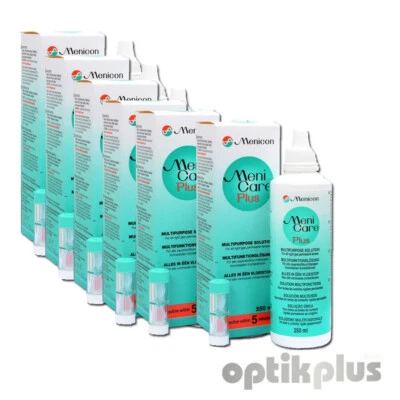 MeniCare Plus - 6x250 ml - Für harte Kontaktlinsen [2510] - Bild 1 von 2