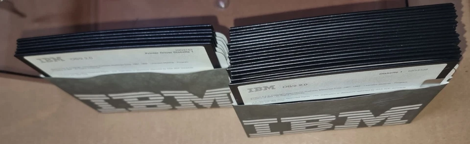 IBM OS/2 2.0 – 24× 5,25" Disketten – Englisch – Originalsoftware – Selten - Bild 2 von 2