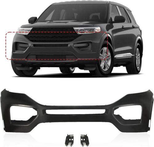 Front Bumper Plastic For 2020 2021 2022 2023 2024 Ford Explorer W/O Park Assist