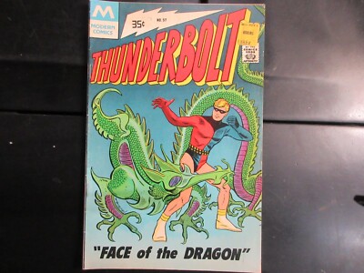 THUNDERBOLT ''face of the dragon''  (MODERN COMICS) (1978)