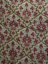 2 Ralph Lauren Langham briarleigh Pink Beige floral king shams Cording Trim