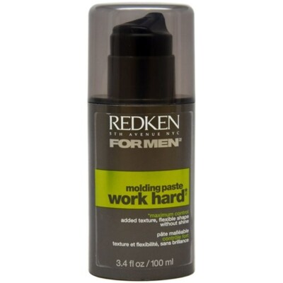 REDKEN For Men Work Hard Molding Paste 3.4oz