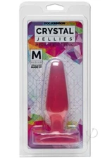 Crystal Jellies Butt Plug Med Pink