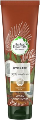 1X 180ML Kräuteressenzen Bio Renew Hydrat Kokosmilch Haarspülung - NEU UK