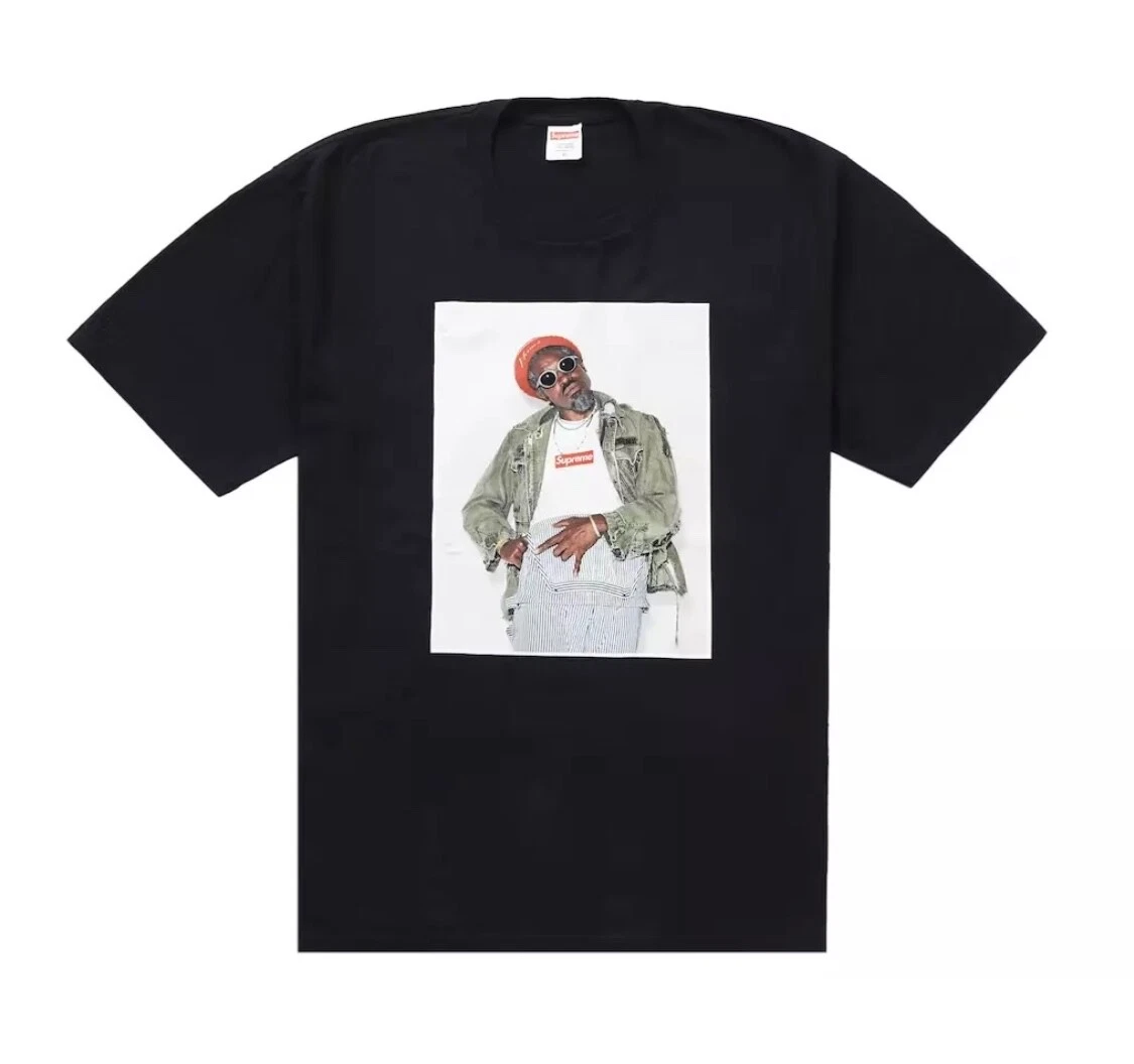 T shirt noir André 3000 taille moyenne neuf