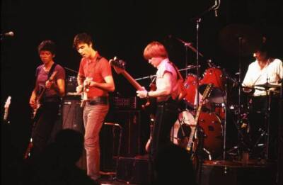 Chris Frantz David Byrne Tina Weymouth Talking Heads 1980s OLD PHOTO 20
