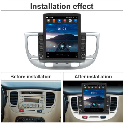 For Kia Rio 2 2005-2011 2G+32GB Android 13.0 Car Stereo Radio GPS WIFI Navi 9.7''