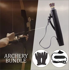 Back/Side Arrow Quiver Genuine Leather Arrow Holder Traditional Handmade Quivers