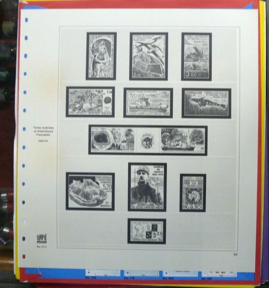 ID SAFE : COMPLEMENT DUAL TAAF 1990/91 - 14 PERFORATIONS - PAGE 29 - NEUVE