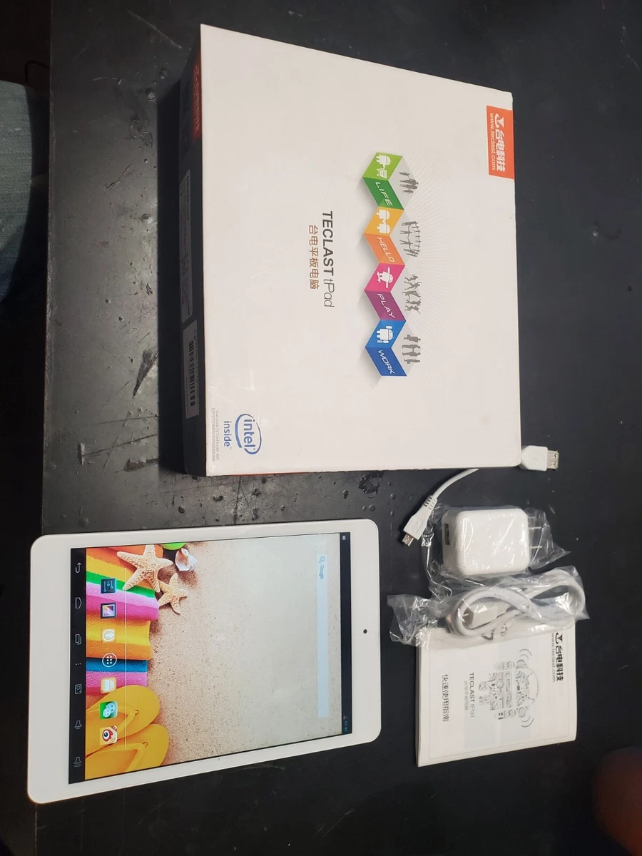 Chinese teclast tpad p89 mini silver tablet
