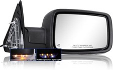 Passenger Side Mirror for 2009-2018 Ram 1500 2010-2018 Ram 2500 3500 2019 Black