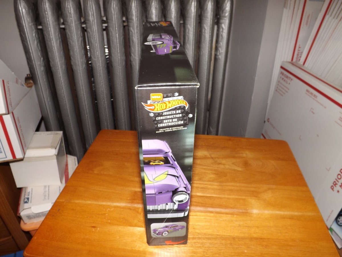MEGA HOT WHEELS BUILDING SET PURPLE PASSION 671 PCS HDJ96