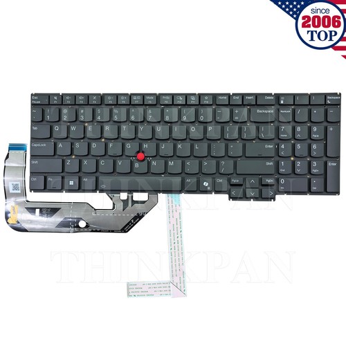 Nuova tastiera USA retroilluminata per Lenovo Thinkpad E16 Gen2 AI tipo 21MA 21MB 21M5 21M6 - Foto 2 di 9