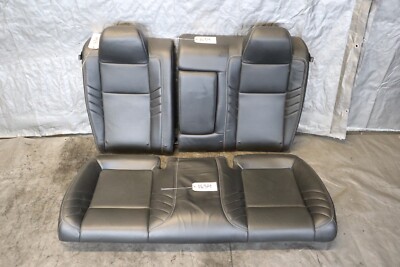 2019 DODGE CHALLENGER SRT HELLCAT REDEYE 6.2L OEM BLACK LEATHER REAR SEATS #1634