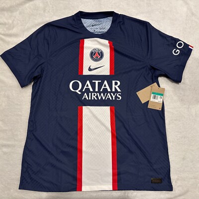 2022-23 Nike Mens Paris Saint Germain Authentic Version Soccer Jersey XL PSG