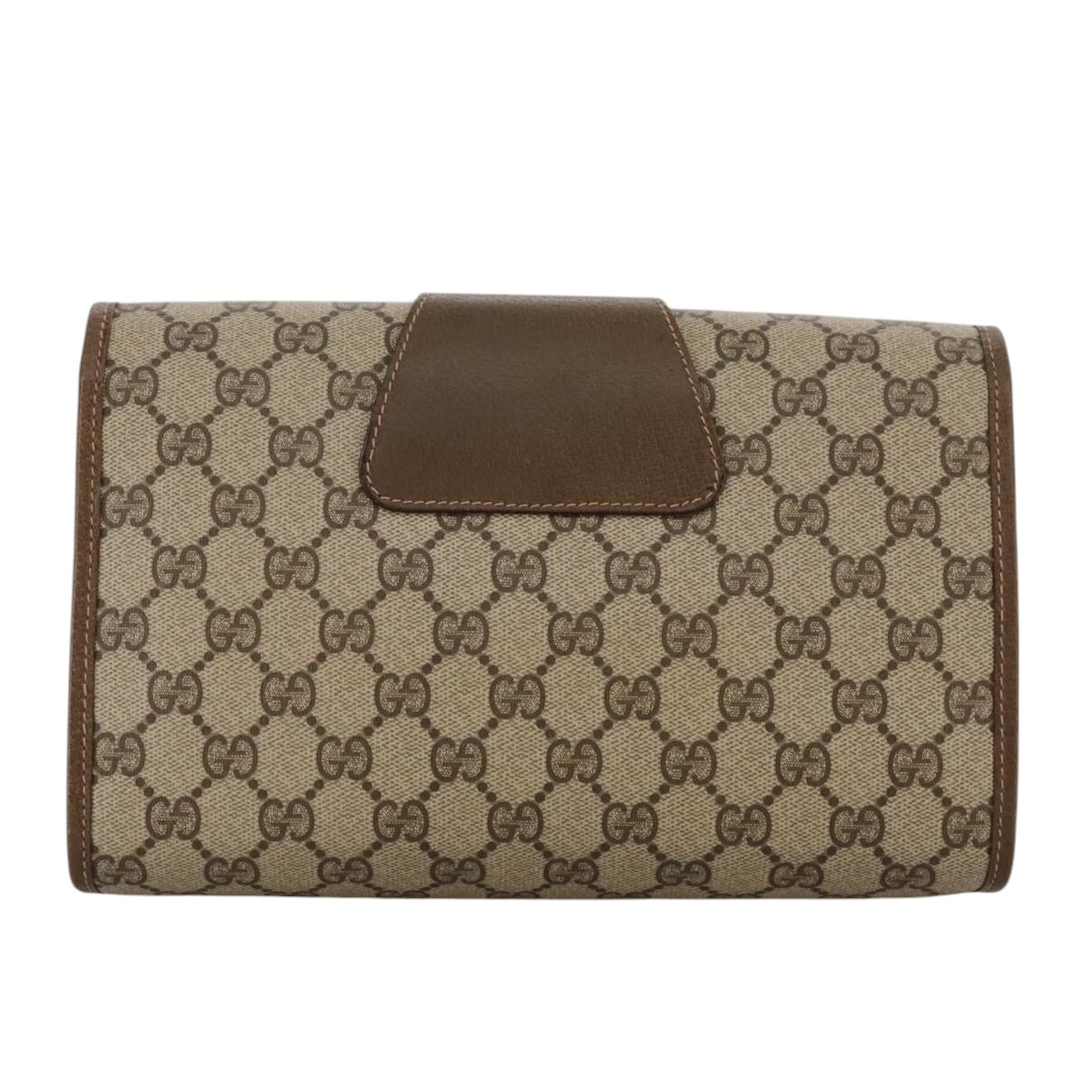美品 808 GUCCI グッチ クラッチバッグ GGスプリーム シェリーライン GUCCI - 本物 グッチ GUCCI オールドグッチ シェリーライン GG