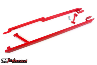 UMI Performance 82-92 Camaro Firebird Boxed Style Subframe Connectors RED *2400