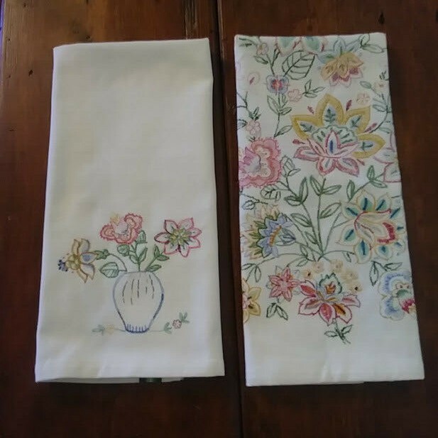 Martha Stewart Kitchen Towels Lot Of Three Cotton Black And White