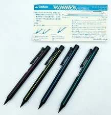 New Tombow Runner Mechanical Pencil  0.5 mm SH-300JR auto feed Leading 4pcs Set