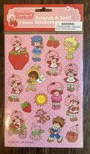 Strawberry Shortcake Scratch And Sniff Stickers 2 Sheets Blueberry New Wildbrain