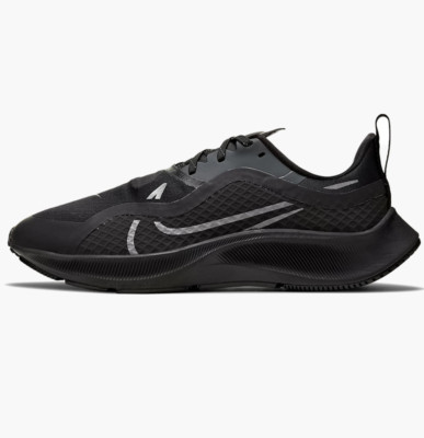 Nike Air Zoom Pegasus 37 Shield Black Gym Trail Trainers (CQ8639 001)