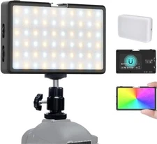 Moman RGB LED Video Light On Camera Light Portable 2500-9000K for Photography