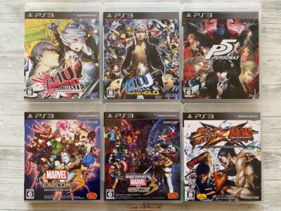 SONY PS3 Persona 4 5 & Ultra & Marvel vs Capcom 3 & Street Fighter IV X Tekken