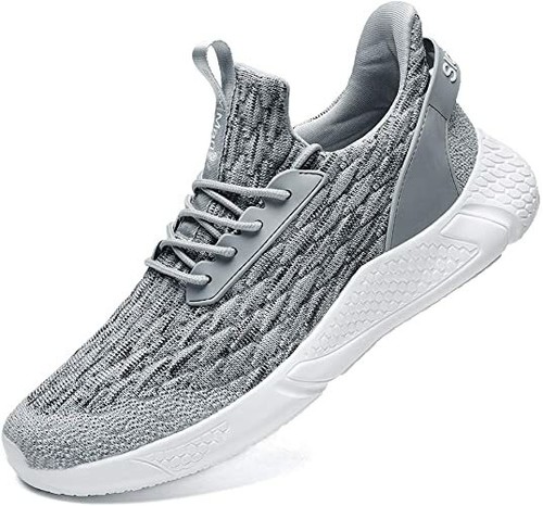 Men's Running Shoes Air Knit Mesh Breathable Sport. Shoes.Shock Cushioning - Picture 199 of 258