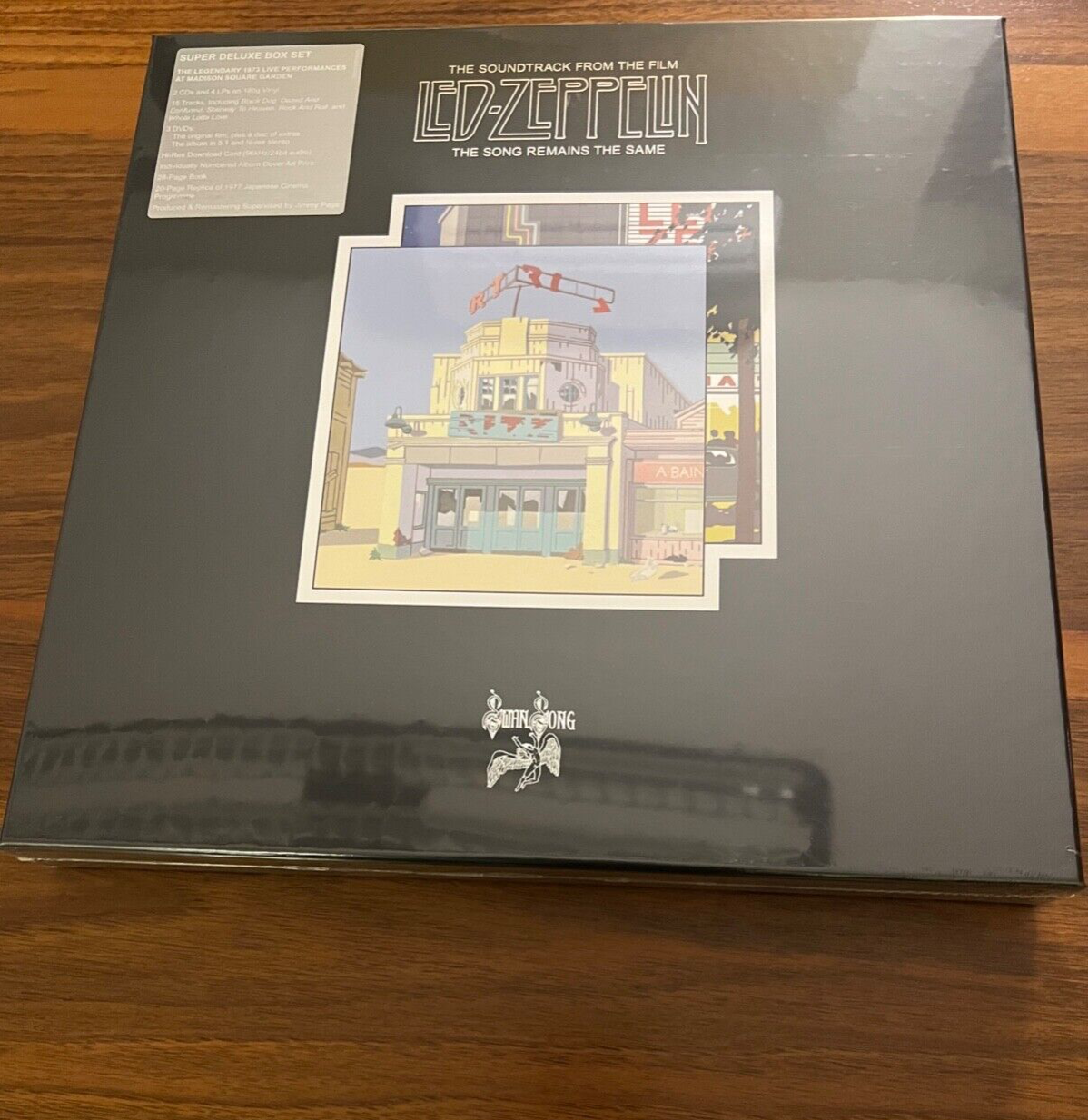 LED ZEPPELIN THE SONG REMAINS THE SAME 4 LP 2 CD 3 DVD SUPER DELUXE BOX SEALED