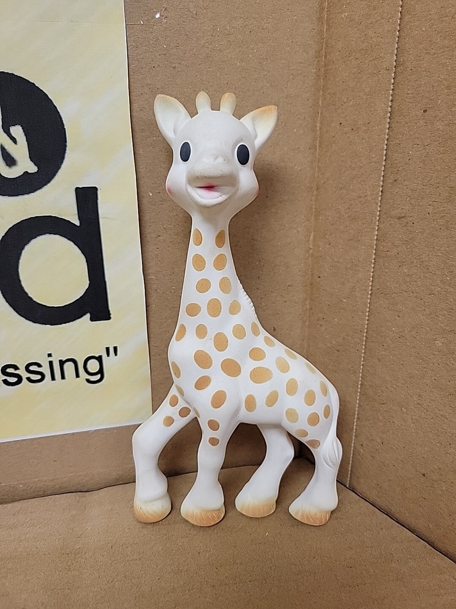 Vintage 1960s SLG Sophie the Giraffe Rubber Squeaky Toy 7