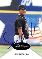 Jose Castillo autographed Baseball Card Pittsburgh Pirates 2003 Just Minors #11