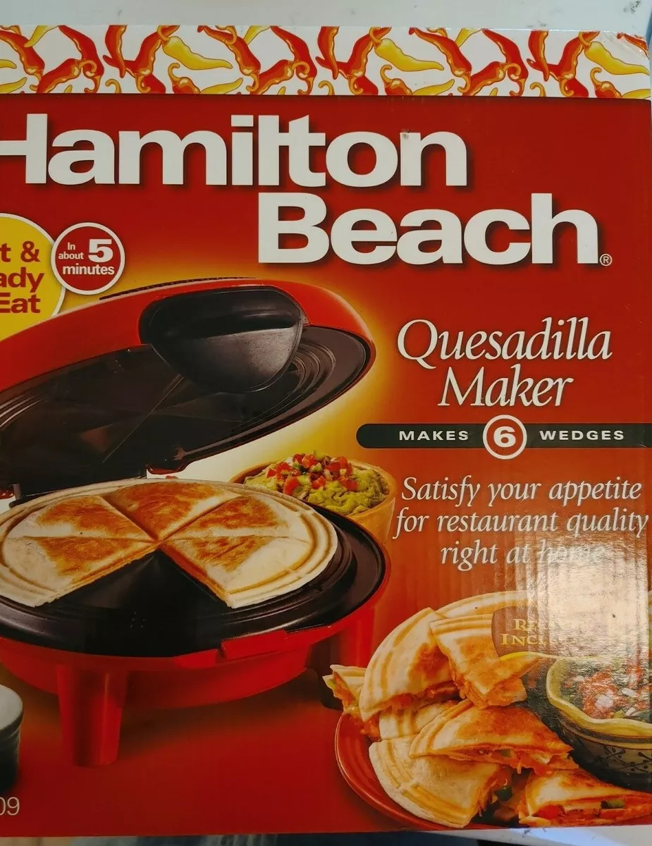  Hamilton Beach 25409 Quesadilla Maker: Electric Quesadilla  Makers: Home & Kitchen