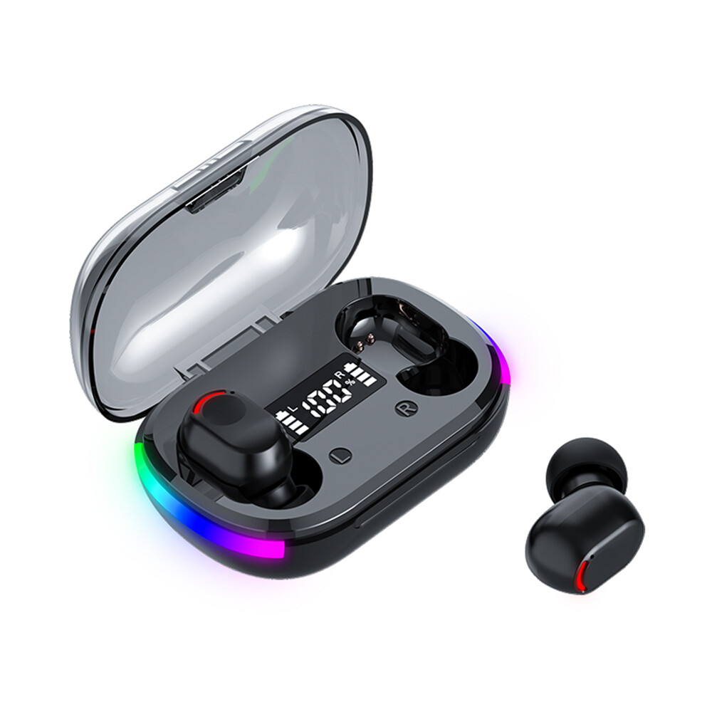 Bluetooth Earbuds  all phones laptop tablet Wireless Earphone WaterproofBlack-image