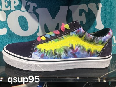 vans old skool misterio tie dye skate shoes