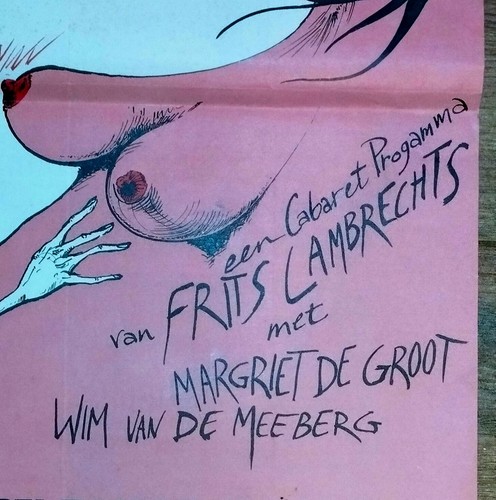 RARE AMSTERDAM CABARET POSTER TINGLE TANGEL 1977 - Picture 2 of 4