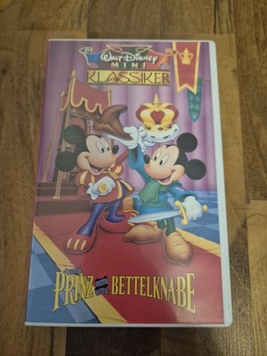 Disney Mini Klassiker VHS Kassette ''Der Prinz Und Der Bettelknabe''